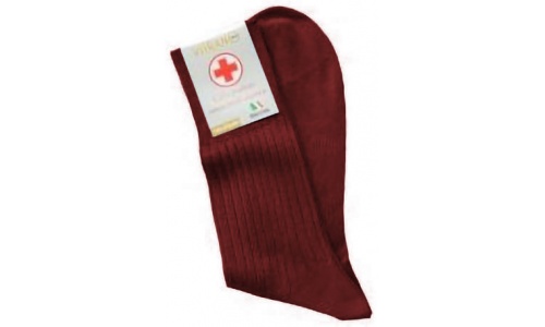 sanitarie-per-diabetici-in-cotone-mako-bordeaux